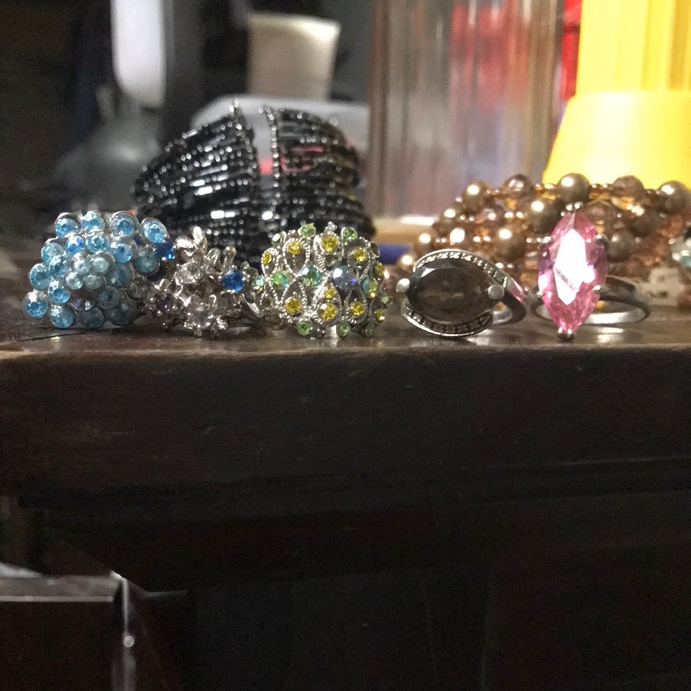 Vibrant Gemstone Ring Collection - image 1